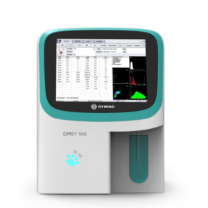 DM61 VET ANALISADOR DE HEMATOLOGIA AUTOMÁTICO DE 5 PARTES DYMIND COM ANÁLISE DE RETICULÓCITOS